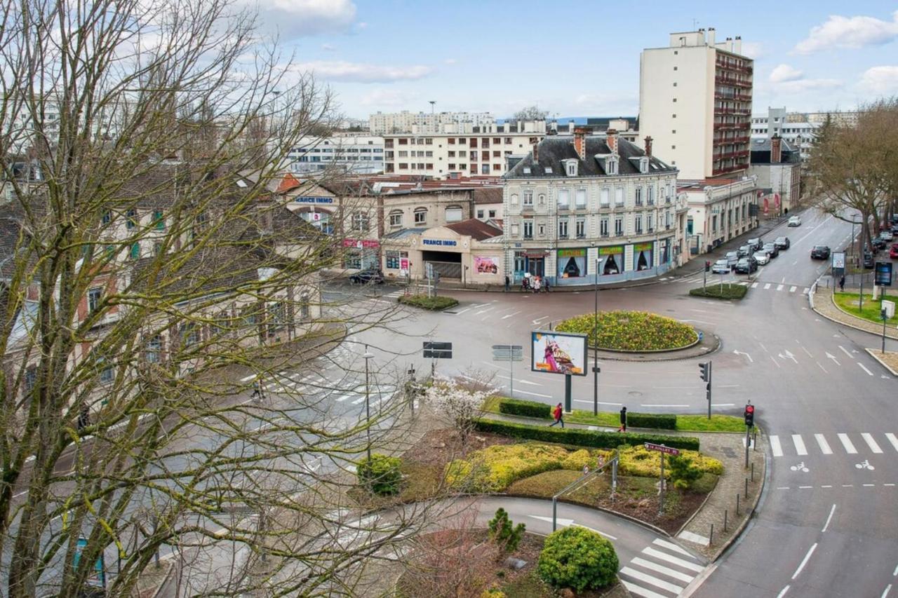 Sublime Appart Tout Confort Centre Ville Gare Troyes Luaran gambar